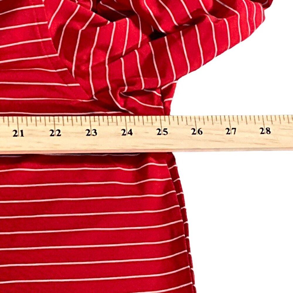 Peter Millar Shirt Mens XL Red White Stripe Jersey Comfort Performance Golf - Picture 6 of 16